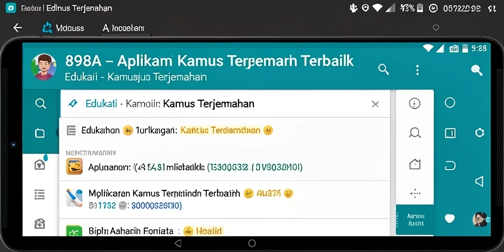 Tampilan antarmuka aplikasi 898A yang menarik dan fungsional.