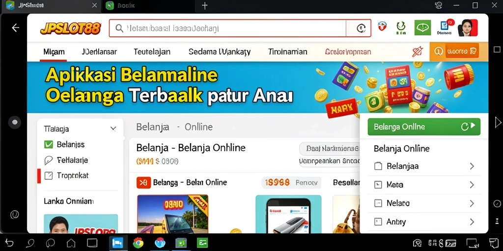 Tampilan antarmuka JPSLOT88 yang modern dan mudah digunakan.