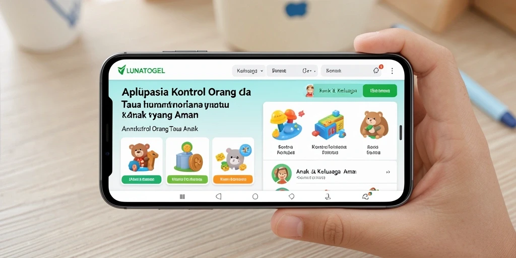 Tampilan antarmuka LUNATOGEL yang sederhana dan mudah digunakan.