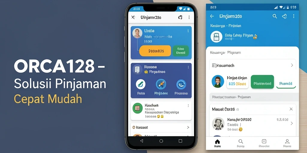 Antarmuka ORCA128 yang user-friendly dan fitur pinjaman yang mudah.