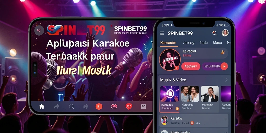Tampilan antarmuka SPINBET99 dengan fitur karaoke yang menarik.
