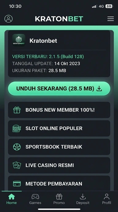Unduh dan Instal APK Kratonbet untuk Pengguna Android